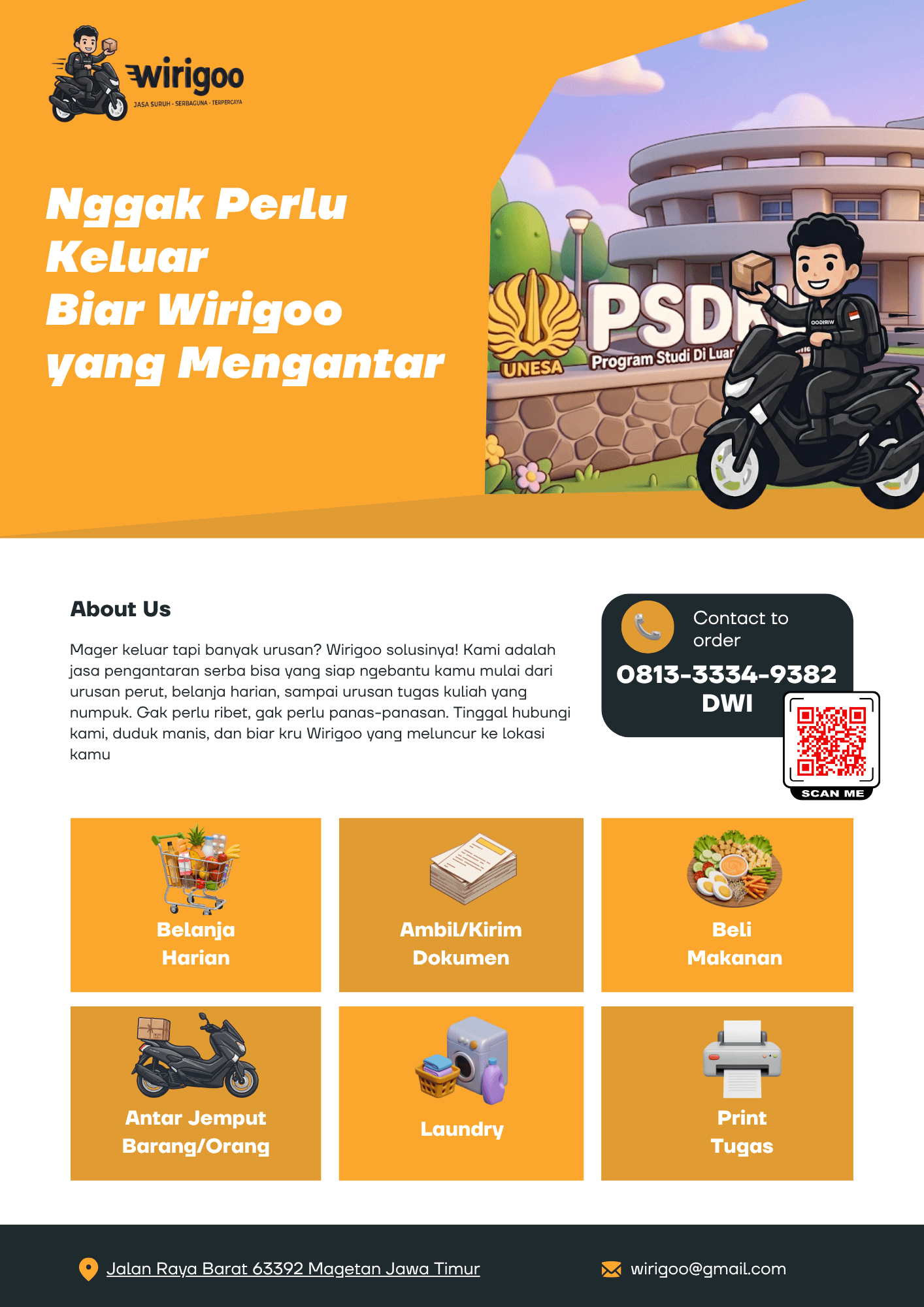 Flyer BudalIn — Promo dan Layanan